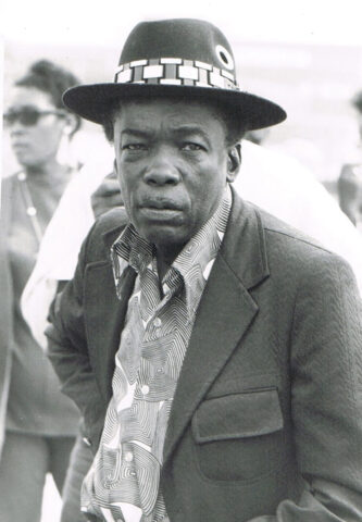 John Lee Hooker, a candid backstage photo. Photos courtesy Richard Benkendorf.